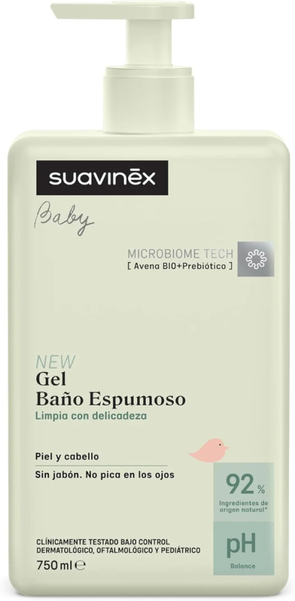 Suavinex Baby Gel Banho Espumoso 750ml