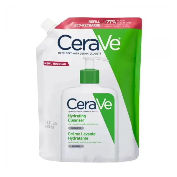 Cerave Creme Limpeza Hidratante Recarga - 473ml -30%