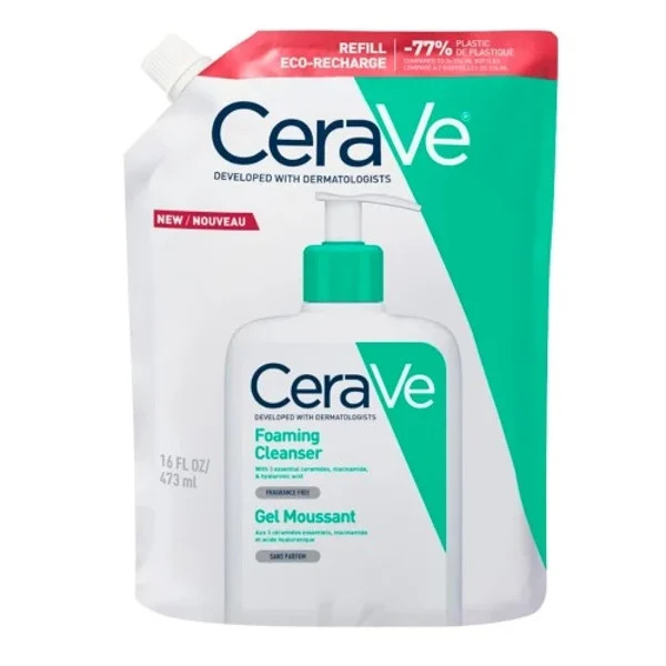 Cerave Gel Espuma Limpeza Recarga - 473ml - 30% Cerave Gel Espuma Limpeza Recarga - 473ml - 30%