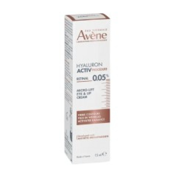 Avène Hyaluron Activ Procedure Creme de Olhos e Lábios Micro-Lift - 0,05% Retinal 15ml Avène Hyaluron Activ Procedure Creme de Olhos e Lábios Micro-Lift - 0,05% Retinal 15ml