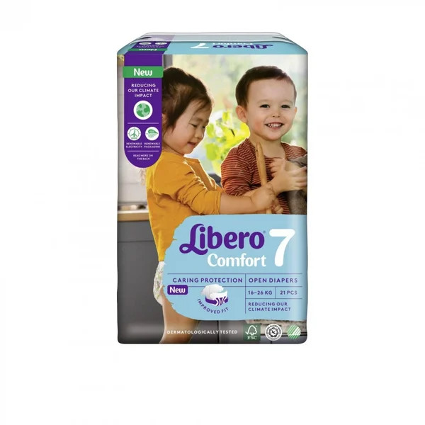 Libero Comfort _7_Fralda_16-26Kg (X20 unidades)