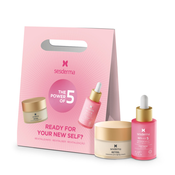 The Power Of 5 Antienvelhecimento - Sesderma Reti Age 5 Serum - 30ml + Sesderma Retisil Creme Intensivo - 50ml