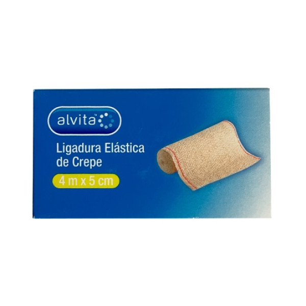 Alvita Ligadura Elastica Crepe _ 4m x 5cm