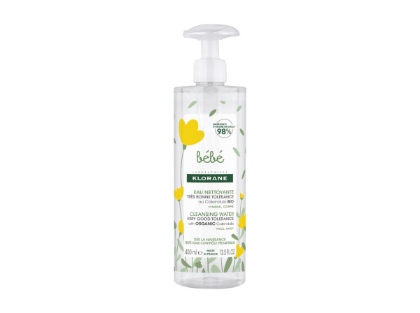 Klorane Bebe Agua Limpeza Bio 400Ml