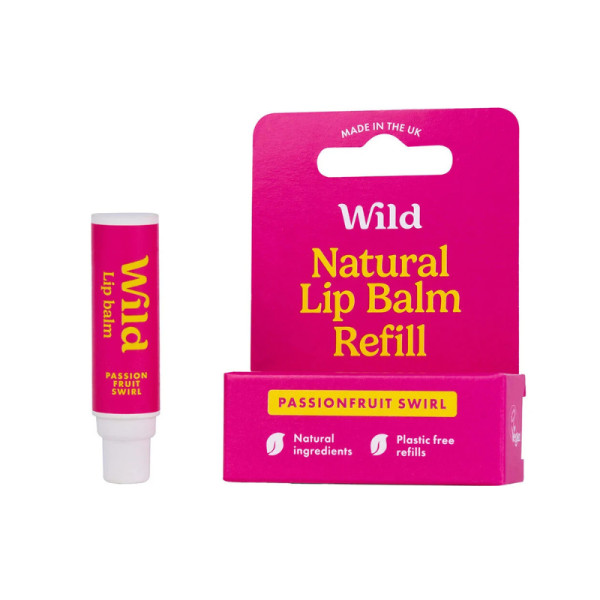 Wild Bálsamo Labial Natural Recarga Passion Fruit Swirl