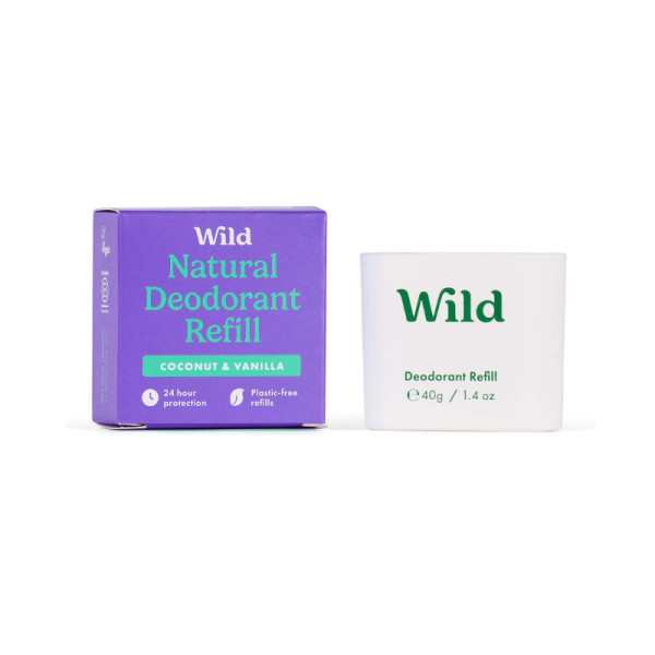 Wild Deo Natural Recarga Coco/Baunilha
