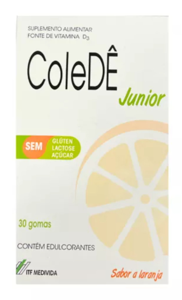 Coledê Junior Gomas Laranja X 30 unidades
