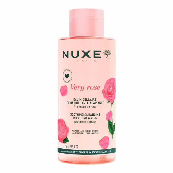 Nuxe Very Rose Agua Micelar Desmaquilhante Calmante - 750Ml