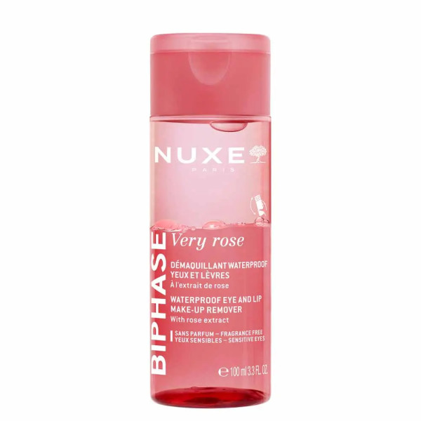 Nuxe Very Rose Desmaquilhante Bifásico Olhos/Labios - 100Ml