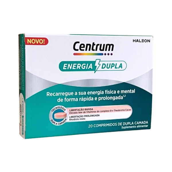 Centrum Energia Dupla x 20 comprimidos Centrum Energia Dupla x 20 comprimidos