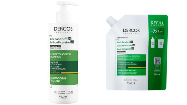 Dercos Champo Caspa Seca 390ml + Refill 390ml Dercos Champo Caspa Seca 390ml + Refill 390ml