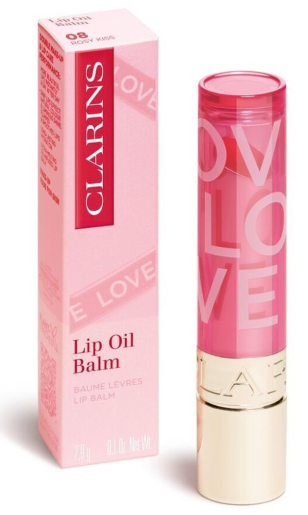 Clarins Lip Oil Balm 08 Rosy Kiss Clarins Lip Oil Balm 08 Rosy Kiss