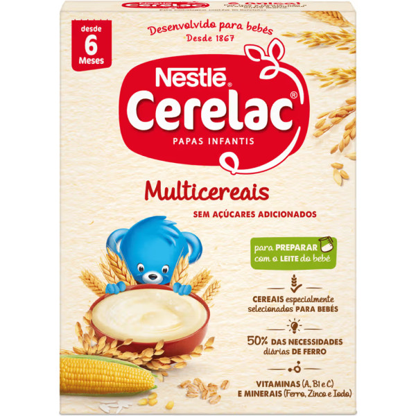 Cerelac Papa Não Lactea Multicereais 160G 6M+