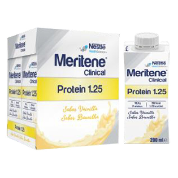 Meritene Clinical Protein 1.25 solução Baunilha - 200ml (x4 unidades)