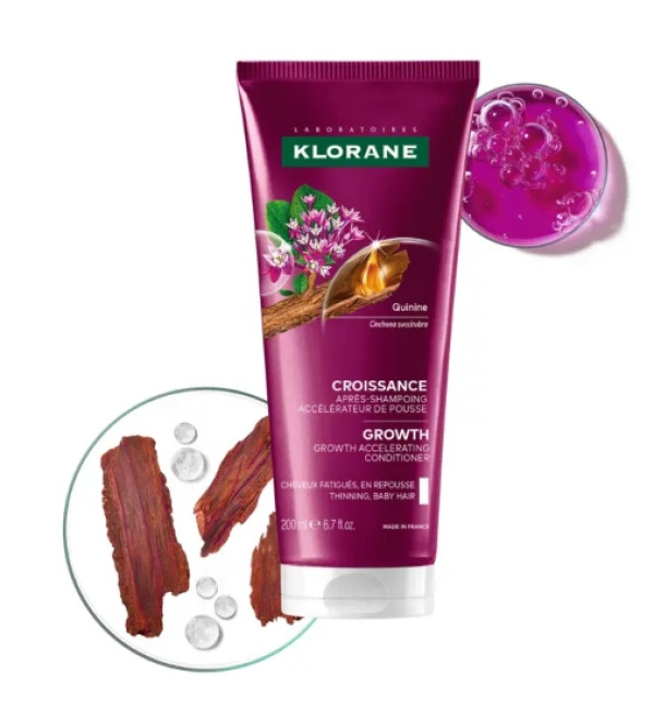 Klorane Capilar Quinina Balsamo Acelerador Crescimento - 200ml Klorane Capilar Quinina Balsamo Acelerador Crescimento - 200ml