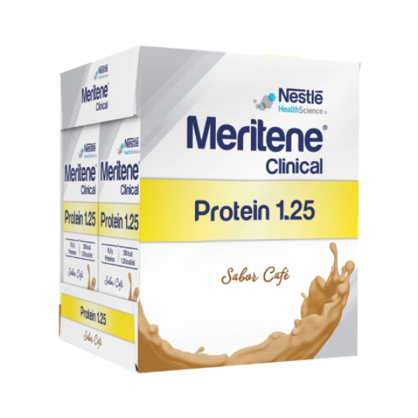 Meritene Clinical Protein 1.25 _ Café - 200ml (x4 unidades)