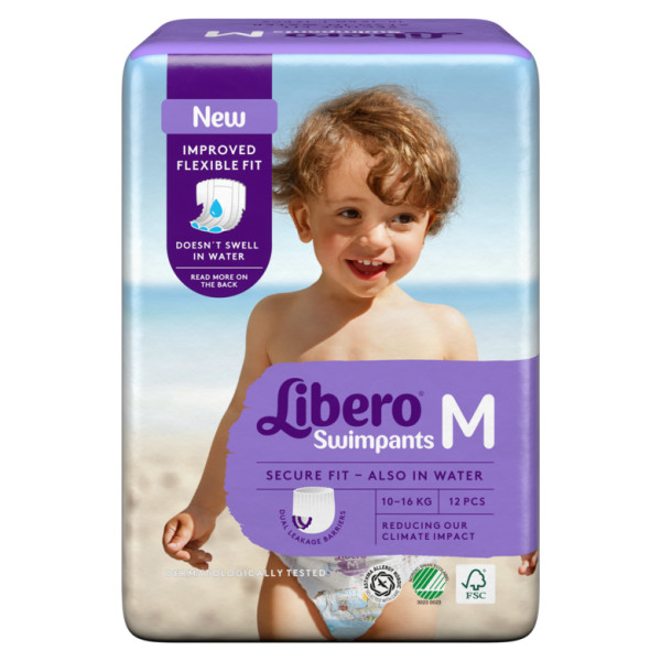 Libero Swimpants Fralda_ 10-16 Kg (x12 unidades)