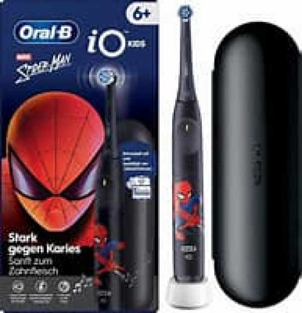 Oral B iO kids Escova Elétrica Spiderman 6+ c/ Estojo Oral B iO kids Escova Elétrica Spiderman 6+ c/ Estojo