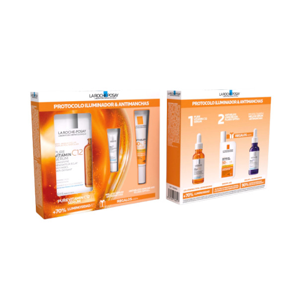 La Roche Posay Pure Vitamin C12 Serum - 30Ml + Anthelios Uvmune SPF50+ - 15ml + Mela B3 sérum - 3ml La Roche Posay Pure Vitamin C12 Serum - 30Ml + Anthelios Uvmune SPF50+ - 15ml + Mela B3 sérum - 3ml