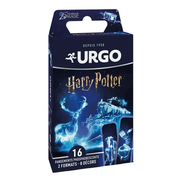 Urgo Harry Potter Penso Fosforescentes 2 Tamanhos x16 Urgo Harry Potter Penso Fosforescentes 2 Tamanhos x16