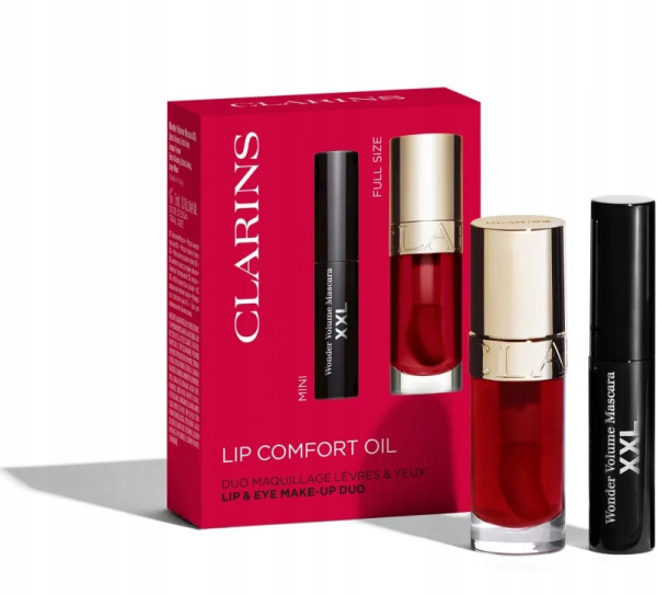 Clarins Lip Comfort Oil Lip & Eye Make-Up Duo Clarins Lip Comfort Oil Lip & Eye Make-Up Duo