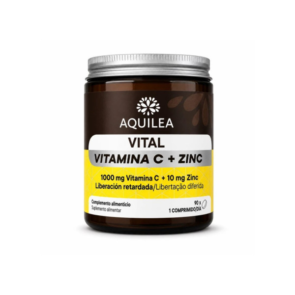 Aquilea Vital Vitamina C + Zinco (x90 comprimidos) Aquilea Vital Vitamina C + Zinco (x90 comprimidos)