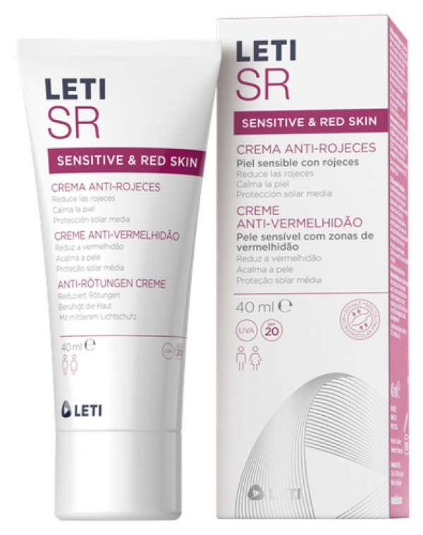 LetiSR Creme Anti-vermelhidão - 40ml