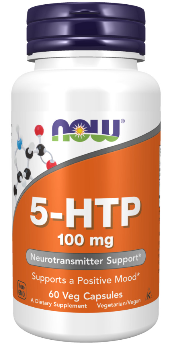 Now 5-HTP 100mg 60 Cápsulas