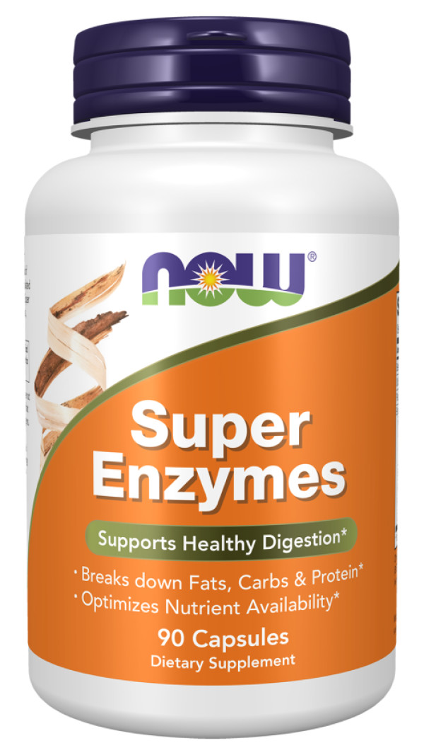 Now Super Enzymes 90 Cápsulas