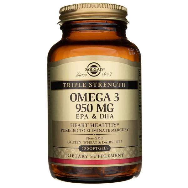 Solgar Omega-3 50 Cápsulas Moles