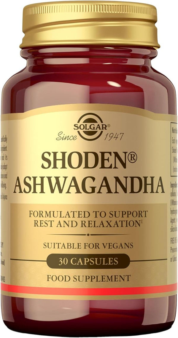Solgar Shoden Ashwagandha 30 Cápsulas