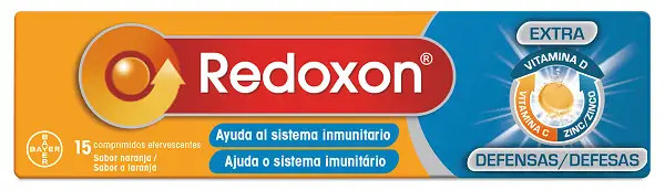 Redoxon Extra Defesas Comprimidos Efervescentes Laranja x30
