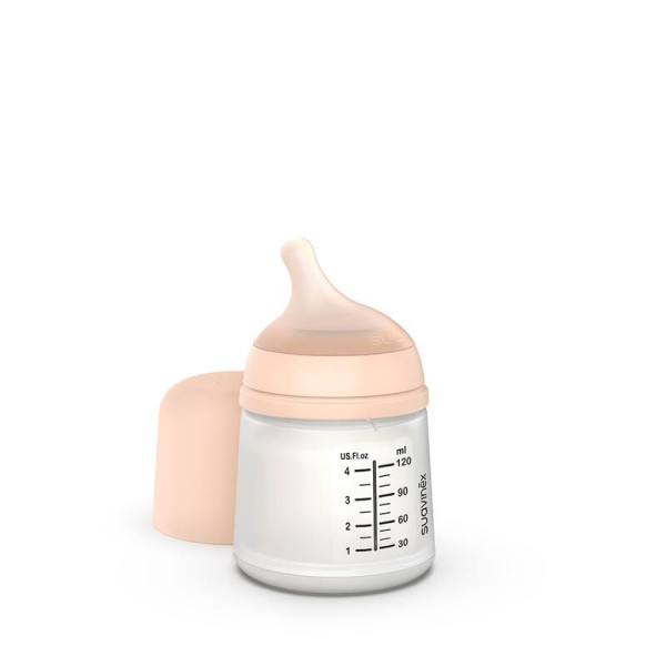 Suavinex Zero Biberão Tetina Silicone AntiCólica - 120ml - Fair