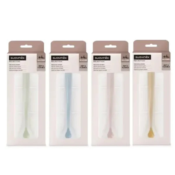 Suavinex Selection Colher Soft & Flex Silicone 4M+