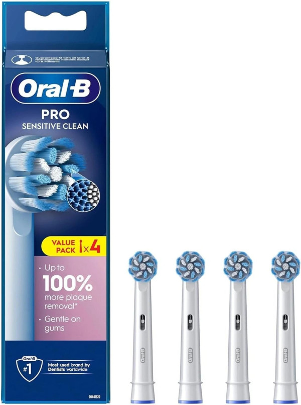 Oral B Pro Sensitive Recarga Escova Eletrica (x4 recargas)