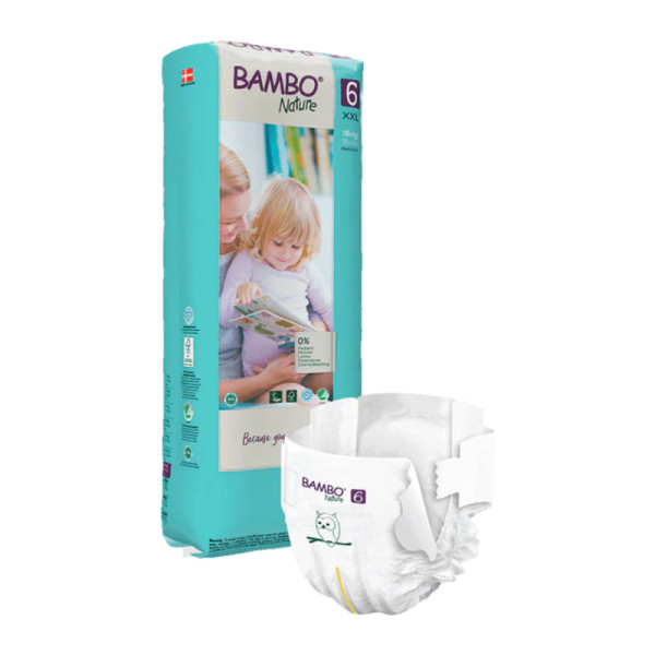 Bambo Nature Fralda _Tam. 6_ XXL_ 16Kg+ (40 unidades)