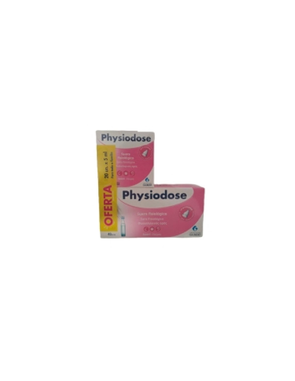 Physiodose Soro Fisiológico - 5ml (40 unidades + 15 unidades oferta)