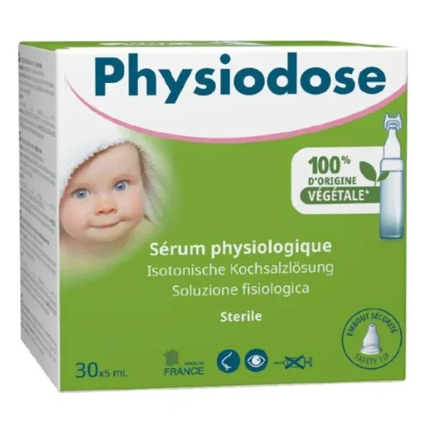 Physiodose Soro Fisiológico Vegetal - 5ml (x30 unidades)