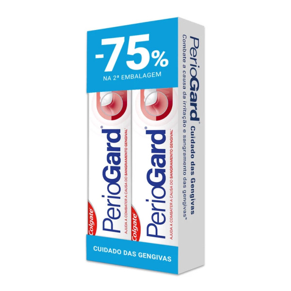 Periogard Cuidado das Gengivas Pasta 75ml x 2  - 75% desconto