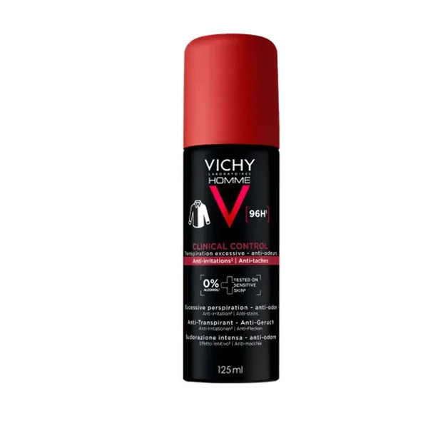 Vichy Homme Desodorizante Antitranspirante Clinical Control Aerosol 125 ml
