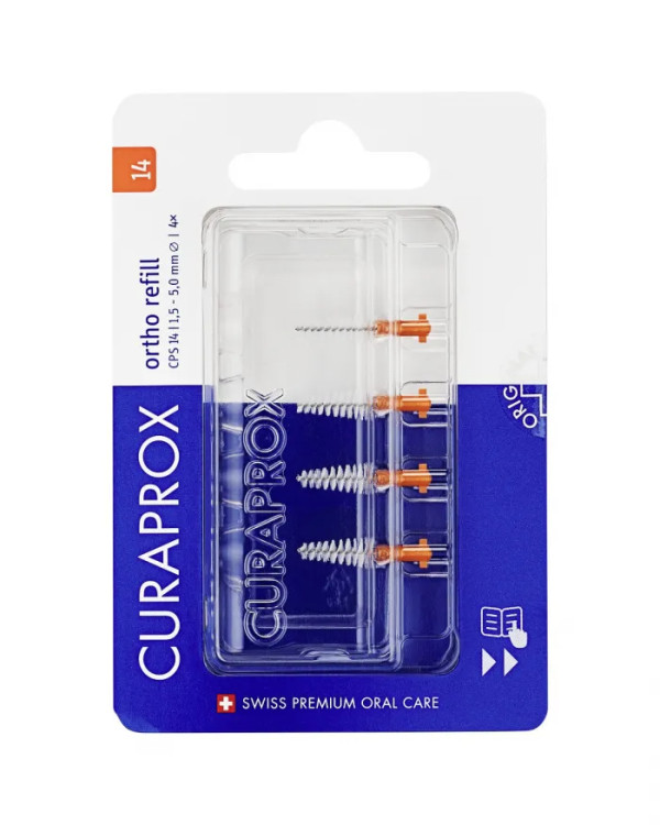 Curaprox Ortho CPS14 Escovilhão Recargas (x4 unidades) Curaprox Ortho CPS14 Escovilhão Recargas (x4 unidades)