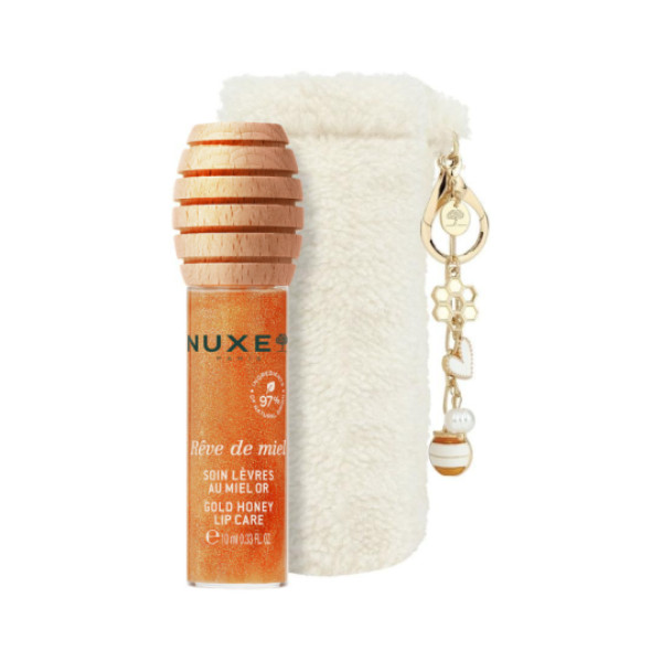 Nuxe Kiss Crush Rêve Miel Gold Lipbalm + Case Edição Limitada Nuxe Kiss Crush Rêve Miel Gold Lipbalm + Case Edição Limitada