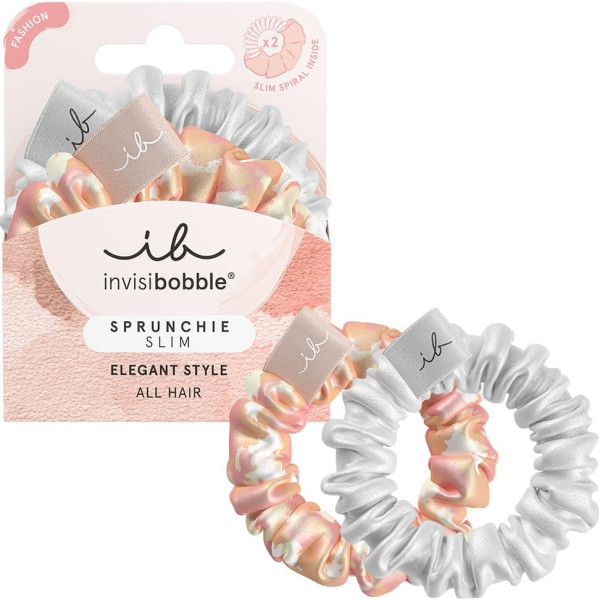 Invisibobble Elástico Cabelo Sprunchie Slim Bella Chrome