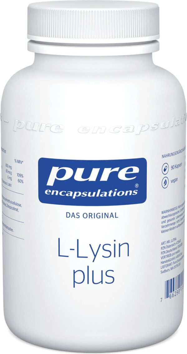 Pure Encapsulations L-Lisina Plus Cápsulas x90 Pure Encapsulations L-Lisina Plus Cápsulas x90