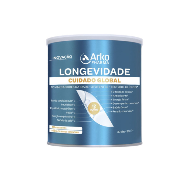 Arkopharma Longevidade Cuidado Global Pó 285G Arkopharma Longevidade Cuidado Global Pó 285G