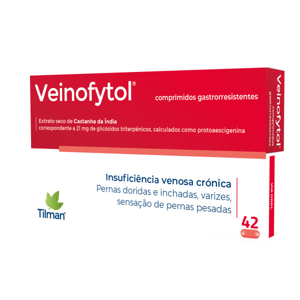 Veinofytol 21 mg x 42 comprimidos Veinofytol 21 mg x 42 comprimidos