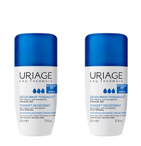 Uriage Puissance3 Roll On - 50ml (x2 unidades) + Desconto 50%
