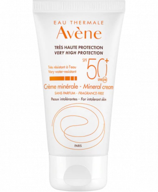 Avène Solar Creme SPF50+ Mineral - 50 ml