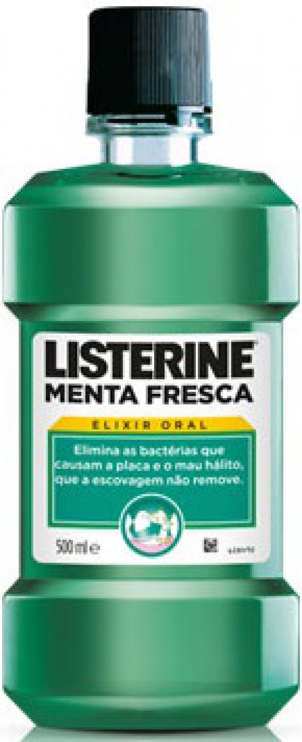 Listerine Menta F Elixir Menta Fresca 500ml