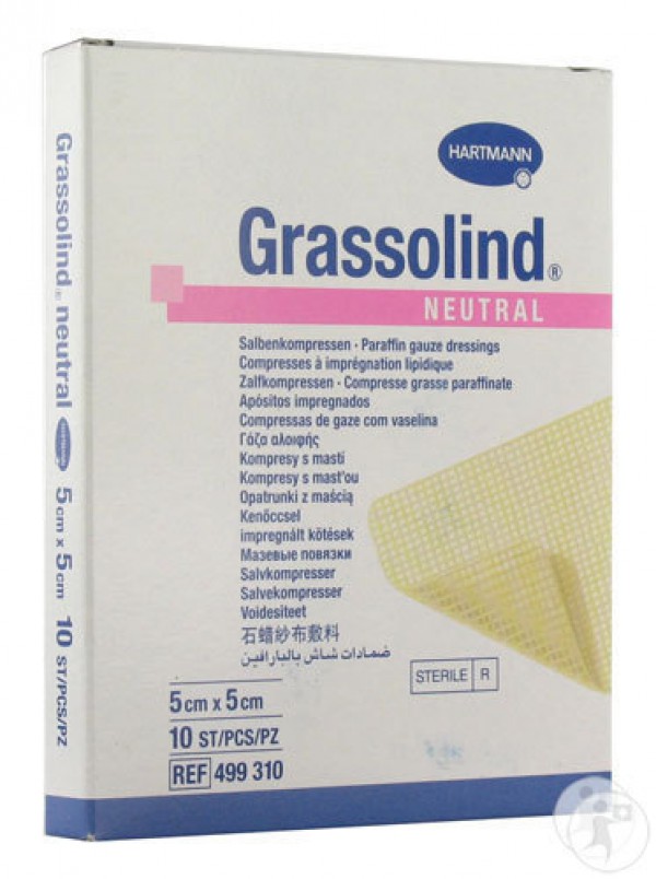 Grassolind Compressa Pomada - 5x5cm (x10 unidades)